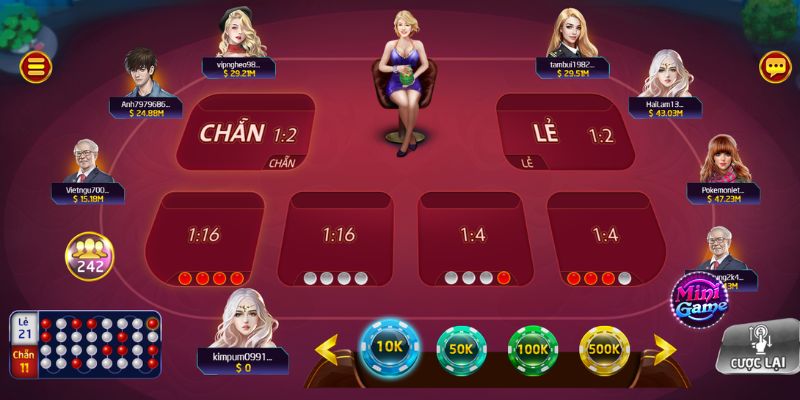 Tham gia cược chẵn lẻ