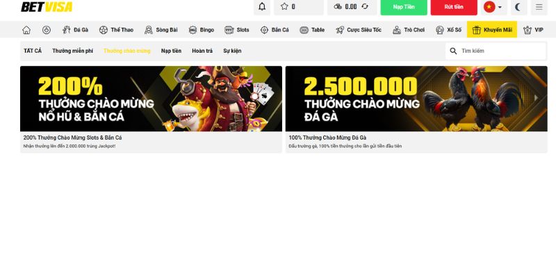 Ưu đãi chào mừng thành viên mới